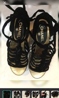 Chanel夾腳羅馬鞋（38.5.39）