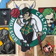 Boston Celtics Logo Multilayer Wall Panel