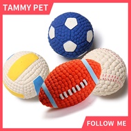SG Shipment Dog Toys Ball Flashing Sound Bouncy Ball Funny Pet Cat Toy Dog teeth bite training toy