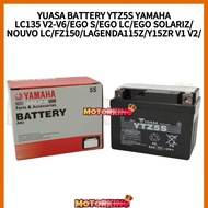 YUASA BATTERY YTZ5S ORIGINAL YAMAHA BATTERY LC135 V2-V6 EGO S EGO LC EGO SOLARIZ NOUVO LC FZ150 Y15Z