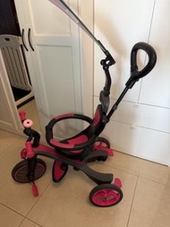 globber explorer tricycle pink no seatbelt 三輪車