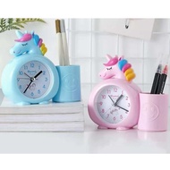Unicorn Alarm Clock Beep Alarm Clock+Multifunctional Pencil Case