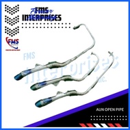 ☾ ◿ ✷ AUN OPEN PIPE for CT100/MIO I 125/XRM110 w/ free silencer