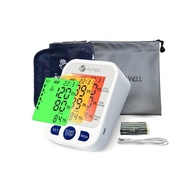ALLWELL เครื่องวัดความดันโลหิต หน้าจอเปลี่ยนสี ระบบเสีย