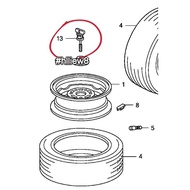 [ hlliew8 ] Honda Civic FB TR0 FD FD1 FD2 SNA Spare Tyre Anchor Bolt
