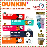 DUNKIN Nespresso Compatible Coffee Capsules (20 per box)