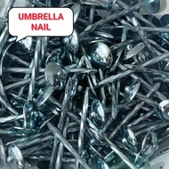(SOLD PER KILO) PLUMO ROOFING NAIL [UMBRELLA NAIL] PAKO SA YERO SIZE 2 1/2 | PAKO SA YERO
