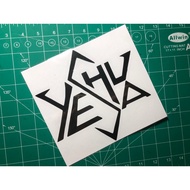 ajSticker YESHUA hebrew Name of JESUS Car Sticker Decal