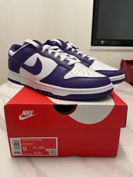 Nike Dunk Low Court purple fog grey panda sb unc