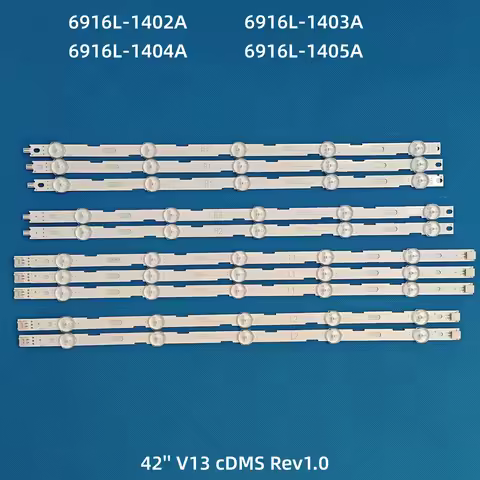10 PCS LED backlight strip for 42LN5300 42LN5204 42LN5200 AGF78379401 42"V13 6916L-1402A 1403A 1404A