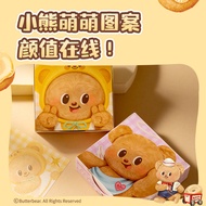 HY222 Butter Bear Paper Brick Notepad Non-Sticky ins Style Notepad Student Marking Label Notepad