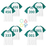 【S-4XL】Game shirts number tshirt 456 007 001 333 246 120 390. NEW
