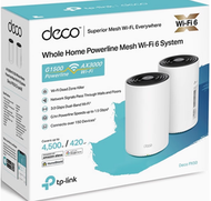 隨貨附帶收據★★ TP-Link Deco PX50 P9全屋覆蓋路由器WiFi電力貓混合網狀Mesh穿牆