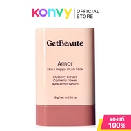 GetBeaute Skin's Happy Blush Stick 16g เก็ตโบว์เต้ บลัชสติ๊ก #Amor