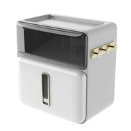 Waterproof Toilet Paper Holder Wall Mounted Toilet Paper Tray Roll Paper Tube Storage Box Tray Tissu