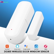Tuya Smart Zigbee Window Contact Sensor Smart Indoor Wireless Door Detector Remote Alarm App cloud1
