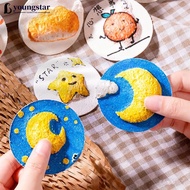 YOUNGSTAR 10pcs Foam Texture Pinching Fun Handmade DIY Pinch Painting Children Watercolor 3D Art Dra