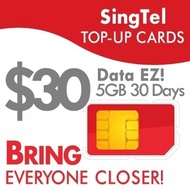 Singtel Data Ez $30 - 5GB 30 Days (395)