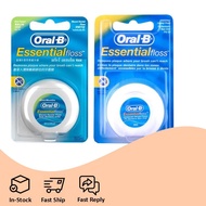 Oral-B Oral B Essential Floss Waxed Unwaxed Dental Floss 50m
