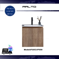 Fireproof Wood Grain Bathroom Basin Cabinet Under/Top Sink P3053-PV09/P8056-P09 AALTO