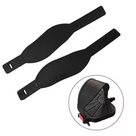 2Pcs Exercise Bike Pedal Straps Indoor Accessories Fitness Bike Pedals Toe Pedal Straps Belts for Ex