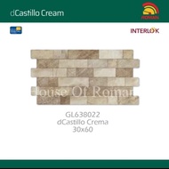 keramik dinding luar batu alam kasar/Keramik dinding krem 30x60/Roman