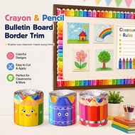 Diy Chalkboard Border Easy Application Bulletin Board Border Decorative Classroom Border Decoration