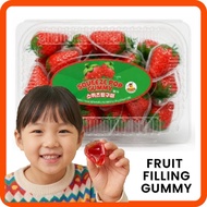 [Tiktok Best Seller] SQUEEZE POP Fruit Filling Gummy 576g (18g x 32ea) / Real Strawberry