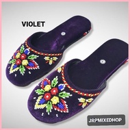 ۞ ◮ ALPOMBRA house slipper Closed toe abuloryo for women