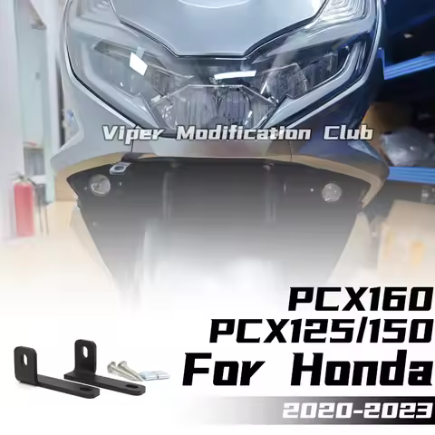 For Honda PCX125 PCX150 PCX160 Auxiliary light Fog lamp support Hidden spotlight support 2018 2019 2
