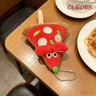 CLEOES 6pcs Pizza Mouse Keychain, Keychain Combination Cartoon Friendship Pizza Pendant, Tomato Fash