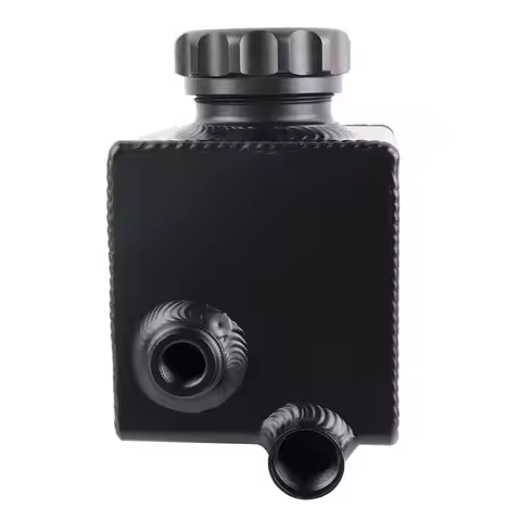 Silver Black Fluid Reservoir Tank Power Steering Pump Polished for V6 V8 VT VX VU VY VZ VE LS1 LS2 A
