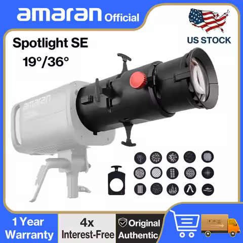 Amaran Spotlight SE Kit 19° or 36° Point-source Projection Lens Modifier for Amaran 300c Amaran 150c