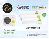 MITSUBISHI ELECTRIC STARMEX SYSTEM 3 INVERTER AIRCON 9K btu WITH INSTALLATION (5 TICKS)