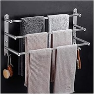 Towel Rack Towel Bar Towel Rail Towel Rack 304 Stainless Steel Towel Storage Holder Smooth Rounded C