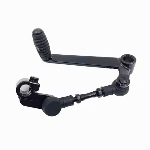 MotorCycle Black CNC Heel Toe Gear Shift Lever Peg Shifter Arms Speed Hump Pattern For Yamaha XG250 