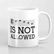 Decaf tidak diperbolehkan (versi tenor) Coffee Mug Decaf is not allowed (tenor version) Coffee Mug