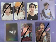 BTS小卡 Suga j-hope V Jimin Jk Jungkook RM [PTD固卡 in the soop 2透卡 Persona  Map of the soul You never w