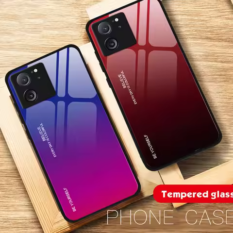 Luxury Glass Phone Coque For Xiaomi Mi 13T Pro Mi 11T Pro 12T Mi 13 10T Lite Mi 11 Lite 5G NE Cover 