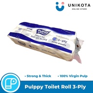 Pulppy Toilet Roll 3-Ply 3000 Sheets