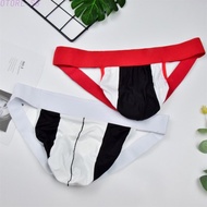 Thong Mens Ice Jock Long Male Sexy Briefs Sport Bulge Strap Underpants