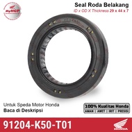 91204K50T01 Rear Wheel Seal Oil Seal 29x44x7 HONDA BEAT K1A K16 K81 K25, Genio, Scoopy K16 K2F, Vari