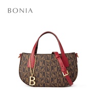 Bonia Donata Monogram Satchel Bag zz