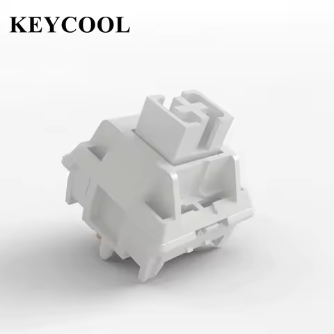 KEYCOOL Walk Snow Switch White HiFi 5 Pins 38g Linear Factory lubrication Switches Mechanical Keyboa