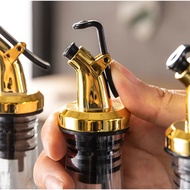 Oil Bottle Stopper Lock Plug Seal Leak-proof Food Grade Rubber Nozzle Sprayer Liquor Dispenser Wine Pourer Kitchen