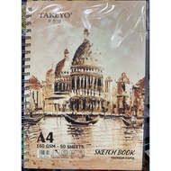 XO TAKEYO A6-A5-A4-A3 spring spiral drawing notebook