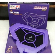 Uma Racing Air Filter SUZUKI RAIDER 150 / BELANG 150 FI 100% Original Genuine Part By UMA RACING WAS