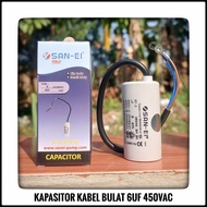 SAN-EI 450 VOLT 6UF ROUND CAPACITOR