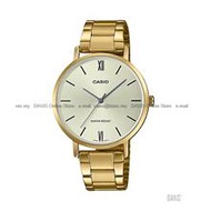 CASIO LTP-VT01G-9B STANDARD Analog Easy to Read 34mm SS Bracelet Gold