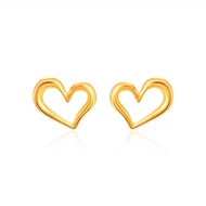 SK 916 Eternal Asymmetry Gold Earrings